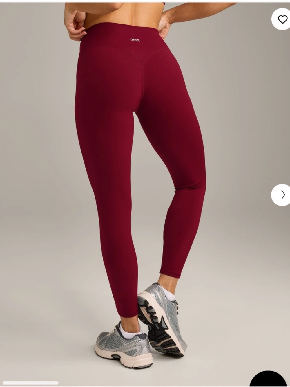 Oner Active Soft Motion Ruby Red Leggings Medium